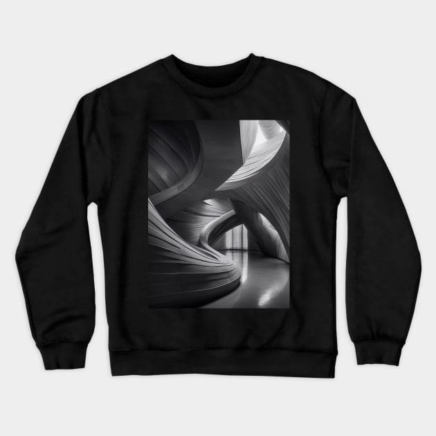 Infinite Shades of Grey Gray Crewneck Sweatshirt by Manafold